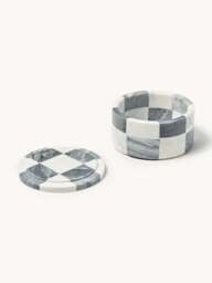 Westwing Crosby Studios, Marble Jewellery Box Carreaux with Lid - thumbnail 2