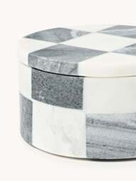 Westwing Crosby Studios, Marble Jewellery Box Carreaux with Lid - thumbnail 5