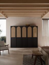 Modular Hinged Door Wardrobe Jeanne, 50 cm Wide, in various sizes - thumbnail 8