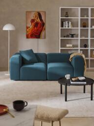 Modular Velvet Sofa Lena (2-seater) - thumbnail 2