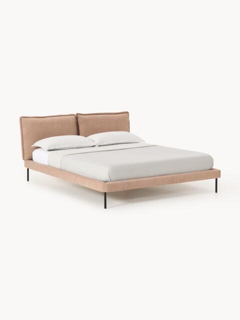 Upholstered Teddy Bouclé Bed Amelia - image 1