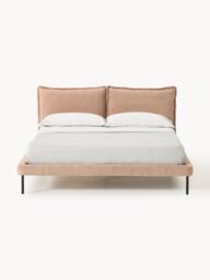 Upholstered Teddy Bouclé Bed Amelia - thumbnail 2