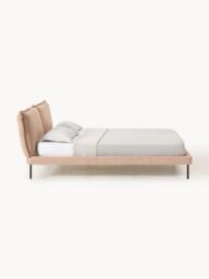 Upholstered Teddy Bouclé Bed Amelia - thumbnail 4
