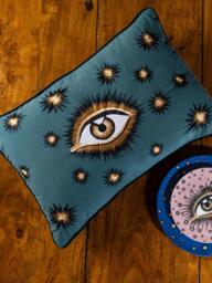 Handmade Cotton Cushion Cover Eye - thumbnail 9