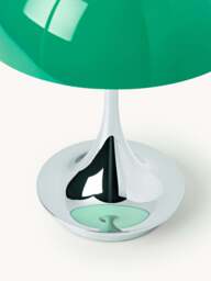 Small Portable LED Table Lamp Panthella 160, Design Verner Panton - thumbnail 6