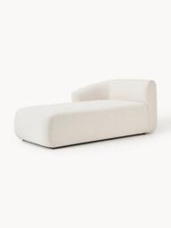 Bouclé Corner Chaise Module Sofia