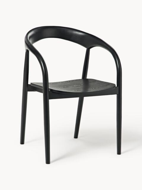 Ash Wood Dining Chair Camille with Armrests - image 1