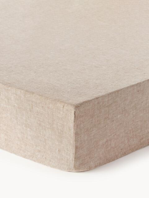 Topper Fitted Sheet Linna, Linen - image 1