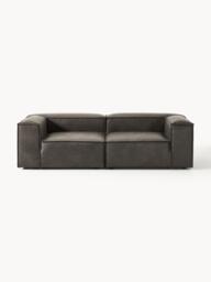 Modular Leather Sofa Lennon (3-seater) - thumbnail 1