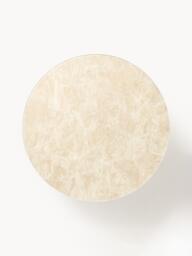 Round XL Coffee Table Antigua with Marble Effect Glass Top - thumbnail 3