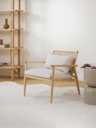 Rubberwood Lounge Chair Manuell - thumbnail 2