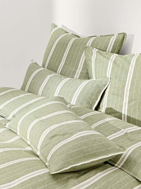 Striped Flannel Duvet Cover Belinda