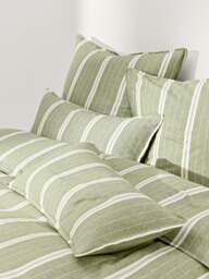 Striped Flannel Duvet Cover Belinda