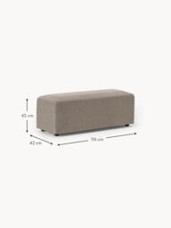 XL Ottoman Melva, W 116 x D 42 cm - thumbnail 9