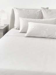 Westwing Crosby Studios, Cotton Flat Sheet Jouy