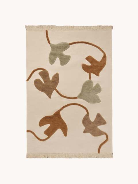 Hand-Woven Kids Rug Swif - image 1
