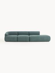 Modular Bouclé Chaise Sofia (2-seater) - thumbnail 1