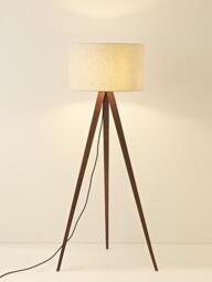 Solid Wood Tripod Floor Lamp Jake - thumbnail 2