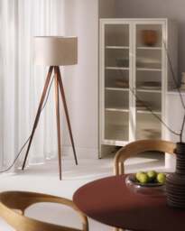 Solid Wood Tripod Floor Lamp Jake - thumbnail 8