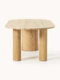 Oval Oak Wood Dining Table Dunia, in various sizes - thumbnail 3
