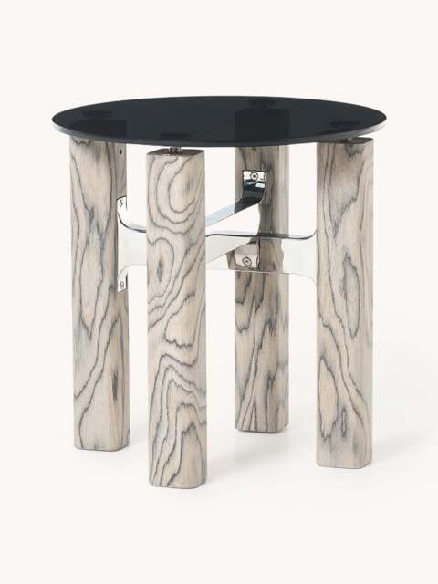 Side Table Sam with Glass Top - image 1