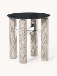 Side Table Sam with Glass Top - thumbnail 1