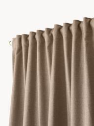 Opaque Multi-Band Curtains Jensen, Set of 2, W 130 cm - thumbnail 4