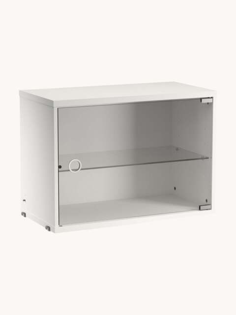 Display Cabinet String System with Swing Glass Door, W 58 x D 30 cm - image 1