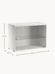 Display Cabinet String System with Swing Glass Door, W 58 x D 30 cm - thumbnail 3