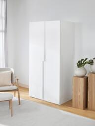 Modular Hinged Door Wardrobe Leon, 100 cm Wide, in various sizes - thumbnail 9