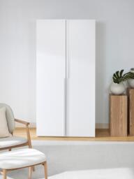 Modular Hinged Door Wardrobe Leon, 100 cm Wide, in various sizes - thumbnail 2