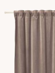 Velvet Dim-Out Multi-Band Curtain Rush, W 270 cm - thumbnail 1