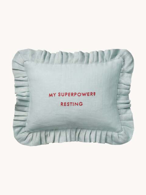 Handmade Cotton Cushion Cover Quote - image 1
