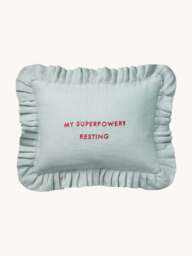 Handmade Cotton Cushion Cover Quote