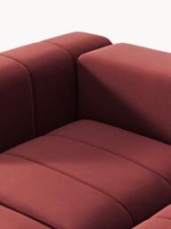 Modular Velvet Sofa Lena (2-seater) with Ottoman (left/right) - thumbnail 3