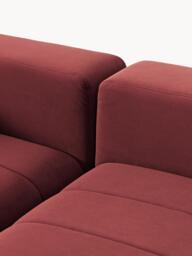 Modular Velvet Sofa Lena (2-seater) with Ottoman (left/right) - thumbnail 4