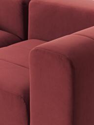 Modular Velvet Sofa Lena (2-seater) with Ottoman (left/right) - thumbnail 2