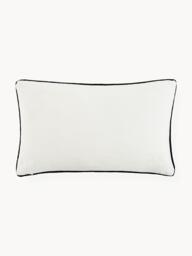 Hand-Embroidered Linen Cushion Snake - thumbnail 3