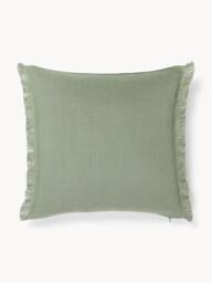Linen Cushion Cover Luana with Fringes