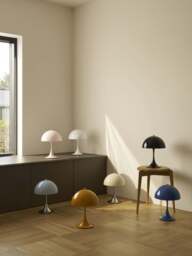 Dimmable Portable LED Table Lamp Panthella 250, Design Verner Panton - thumbnail 2