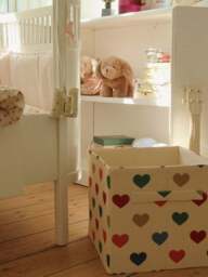 Kids Storage Boxes Coeur Coloré, Set of 2 - thumbnail 3