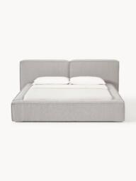 Upholstered Bouclé Bed Lennon with Storage Space - thumbnail 2