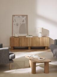 Oak Wood TV Stand Cadi - thumbnail 2