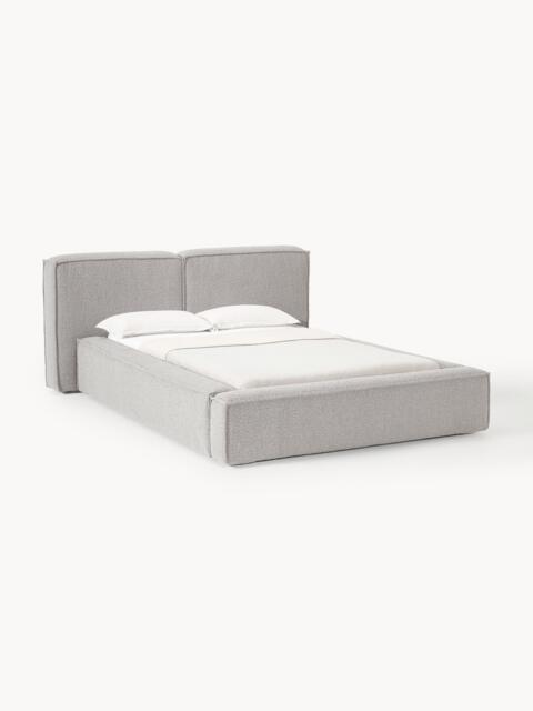 Upholstered Bouclé Bed Lennon