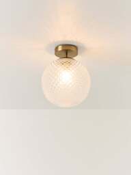 Small Glass Ceiling Lamp Lorna - thumbnail 2