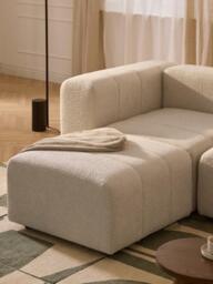 Bouclé Ottoman Lena - thumbnail 2