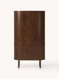 Compact Wardrobe Calary with Fluted Front - thumbnail 2