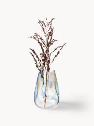 Mouth-Blown Glass Vase Rainbow, H 26 cm - thumbnail 4