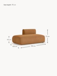 Bouclé Chaise Module Sofia - thumbnail 8