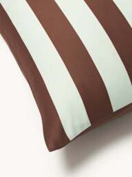 Striped Cotton Sateen Duvet Cover Zani - thumbnail 7